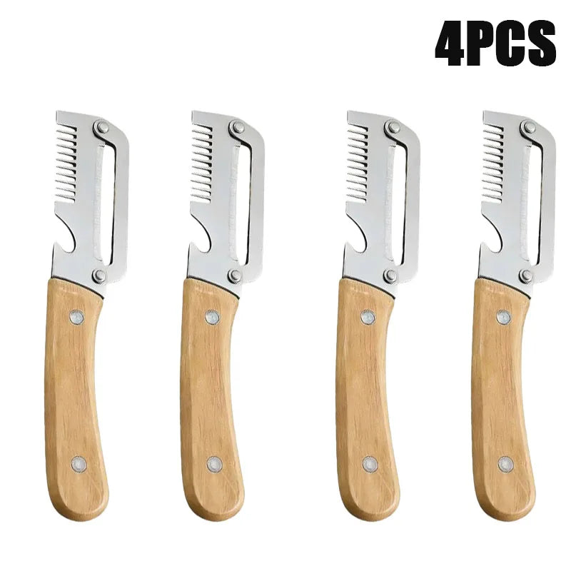 8-Piece Stainless Steel Vegetable Peeler & Kitchen Tool Set