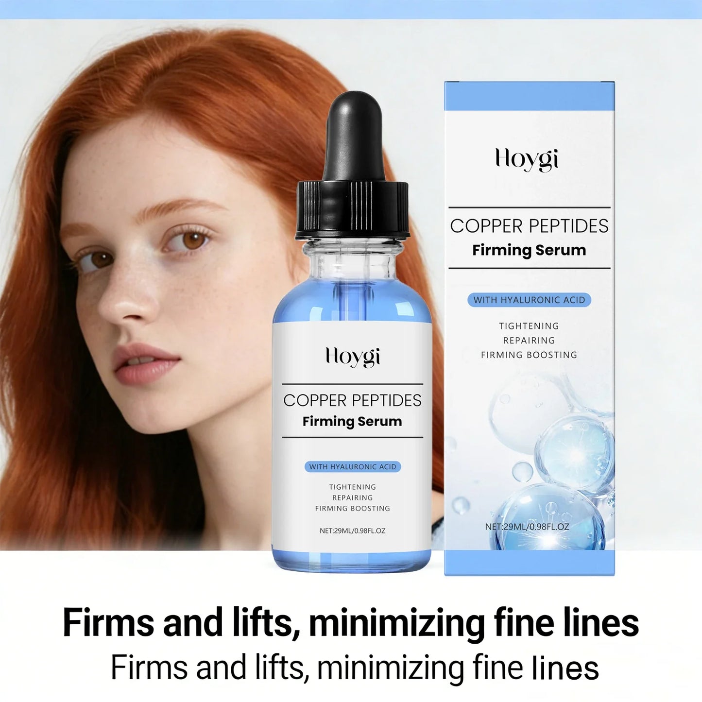 Hoygi Copper Peptides Face Serum – Firming & Anti-Aging 29ml