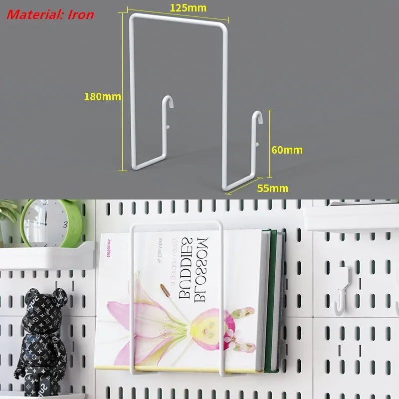 Home Pegboard Wall Hole Board Panels Decor Organizer Holder Mounting