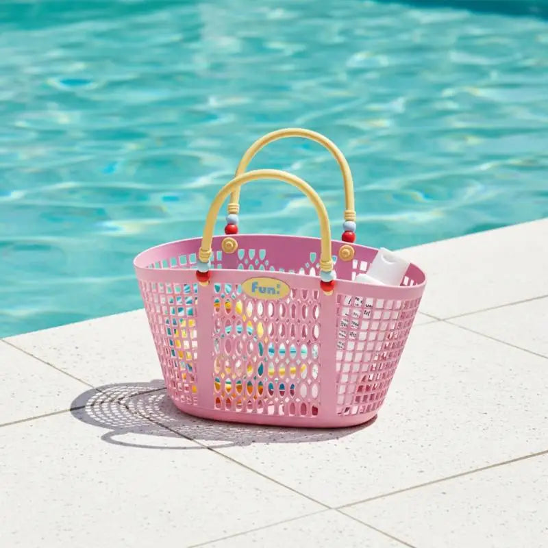 Bohemian Waterproof Drain Basket | Bath & Travel Organizer