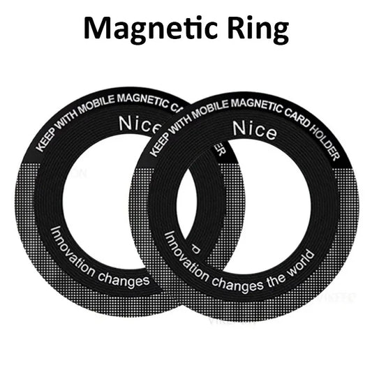 Magnetic Metal Ring Sticker for MagSafe & Car Phone Holder Phone Mount Adapter Peaceful Pleasures Health and Wellness