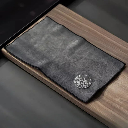 Absorbent Thickened Tea Table Cloth Zen Tea Set Towel Cotton Linen Cloth Tea Towel Peaceful Pleasures Health and Wellness