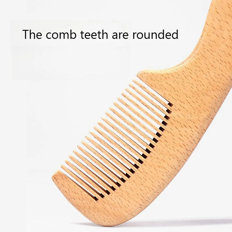 Baby Beech Wood Comb & Bath Brush Set | Gentle Grooming Kit