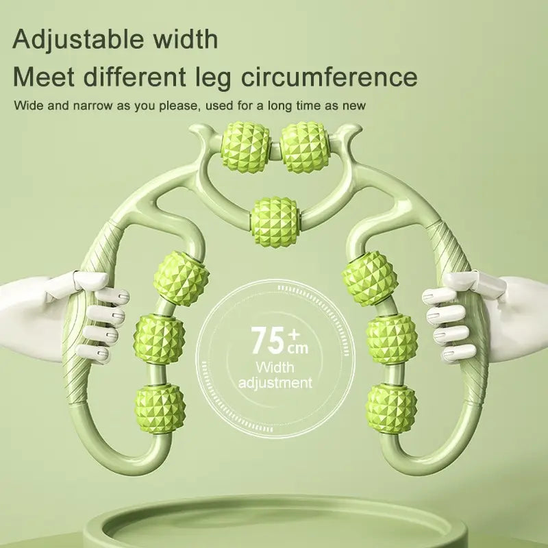 12 Rounds Of Circular Leg Slimming Muscle Stretching And Relaxation Massage Equipment, Leg Slimming Artifact, Circular Leg Clamp Peaceful Pleasures Health and Wellness