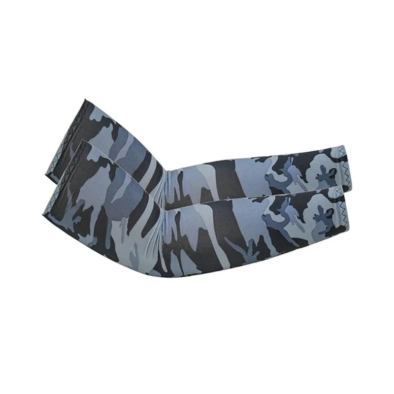 Cycling Sun Protection Ice Silk Sleeves Comfortable Breathable and UV-resistant Arm Protection Sleeves for Outdoor Cycling Peaceful Pleasures Health and Wellness