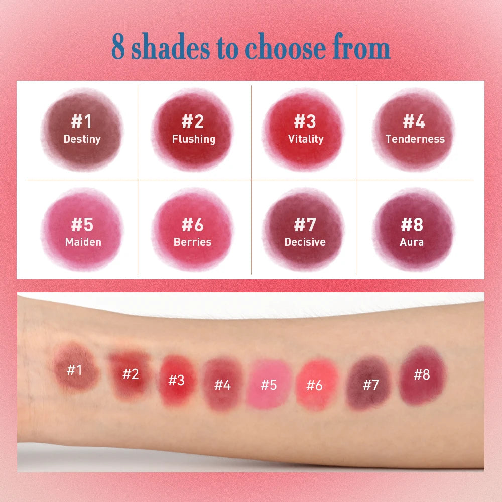 Lip&Cheek Blurry Pudding Pot | Blushed Moment - Baby | Makeup Blush, Buildable Lightweight, Multi-Use Soft Matte Finish | 5g Peaceful Pleasures Health and Wellness