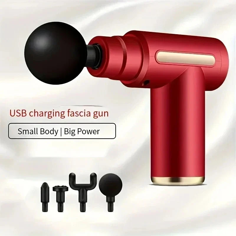 Portable Mini Massage Gun | USB Rechargeable | 24W Motor