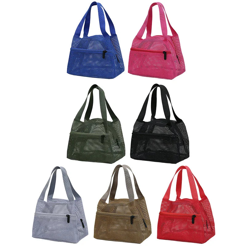 Large Mesh Tote Bag – Quick Dry Beach & Pool Organizer