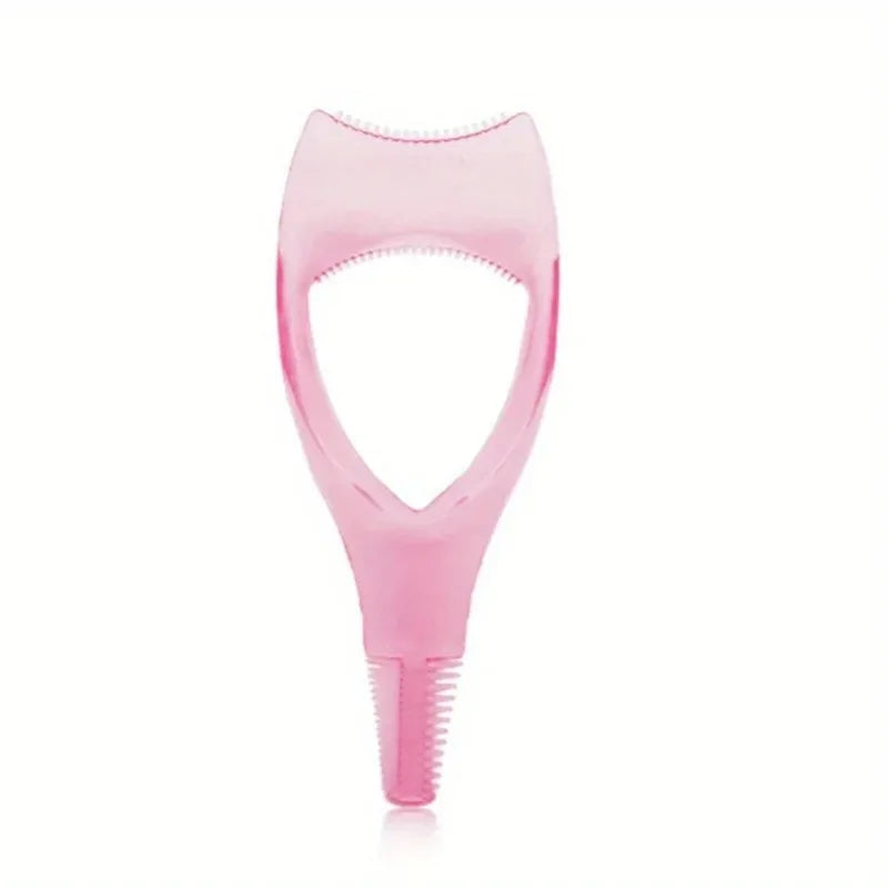 3-in-1 Mascara Guide & Eyelash Applicator Brush | Curl & Define