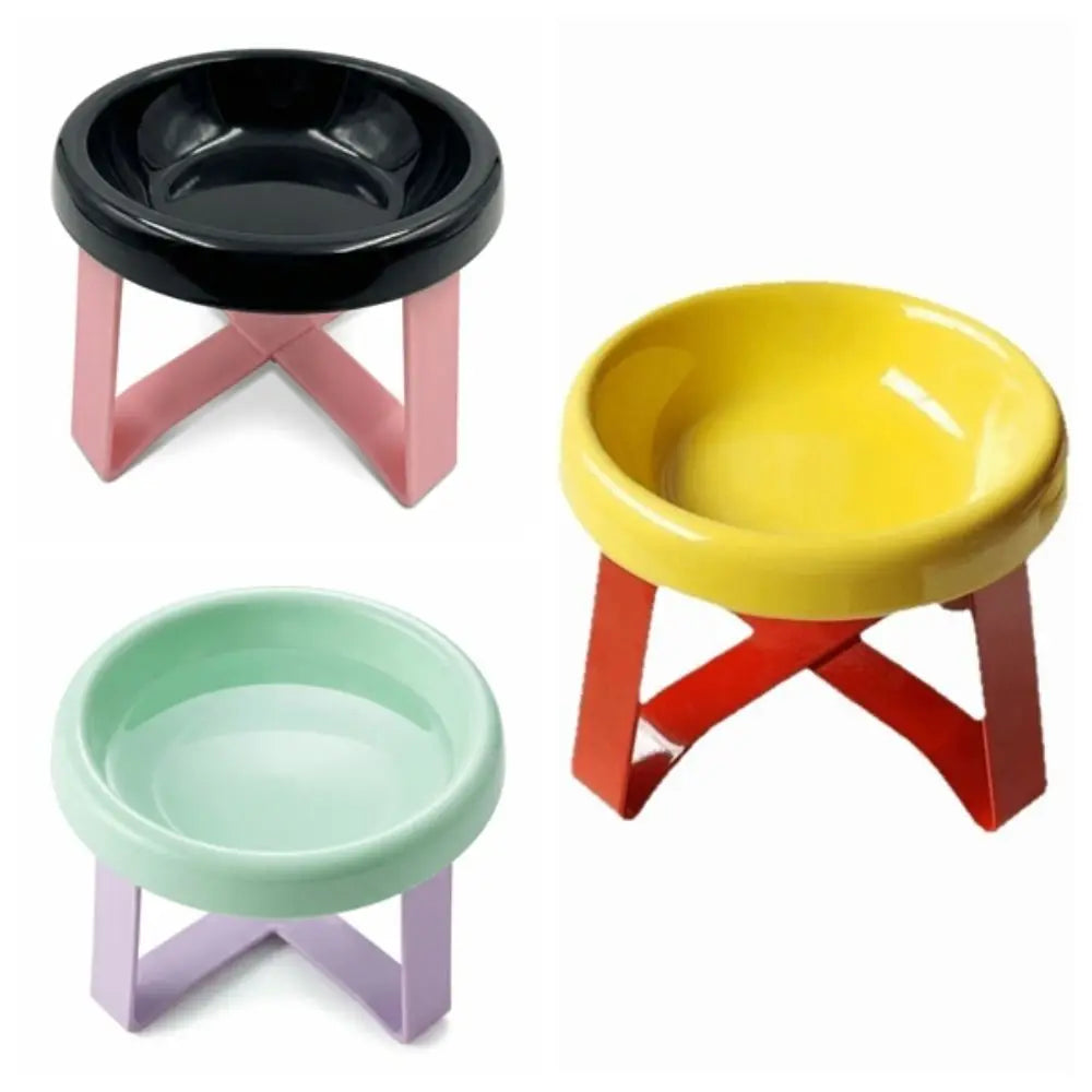 Elevated Cat Bowl – Anti-Spill Raised Pet Food Bowl