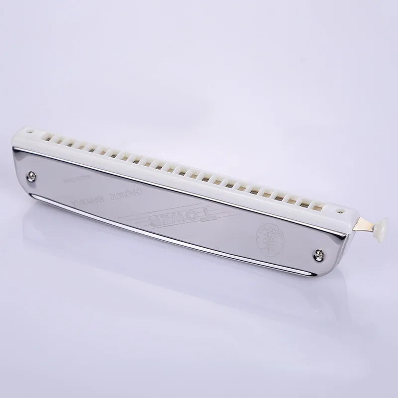 Oriental 24 Hole Chromatic Harmonica M1015 Adult Student Beginner