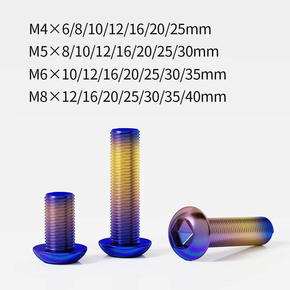 ISO7380 Stainless Steel Button Head Hex Socket Screws M4 M5 M6 M8