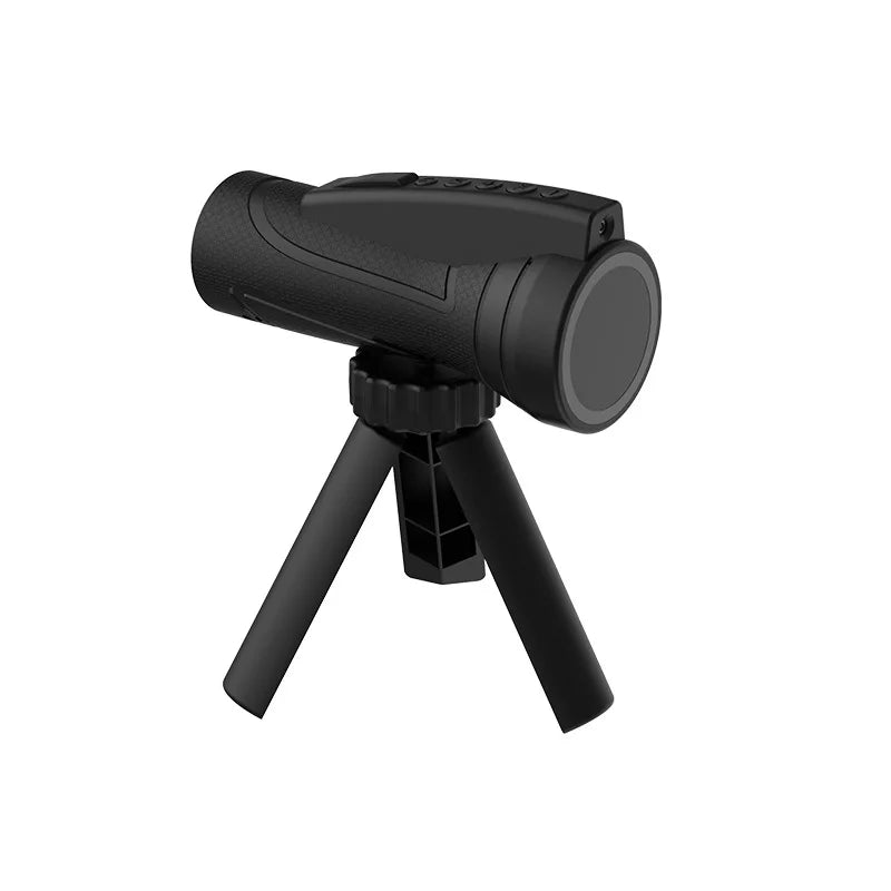 Children's High-Power High-Definition Telescope Scientific Experiment Toy Can Take Photos, Videos, Digital Telescope Peaceful Pleasures Health and Wellness black