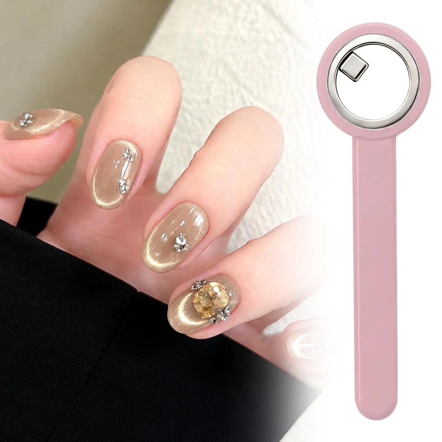 Cat Eye Nail Magnet Ring Stick | DIY Gel Manicure Tool