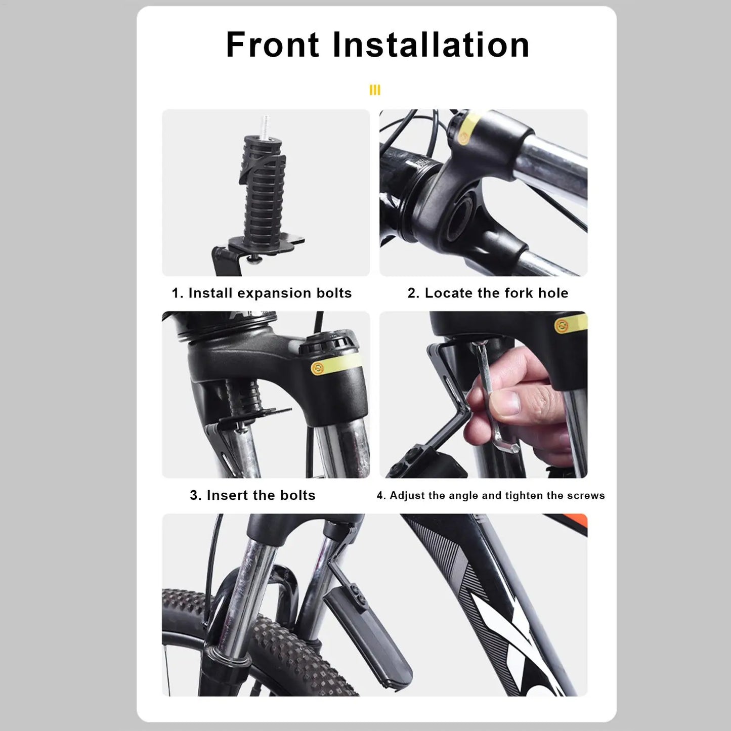 Quick Release Extendable Bicycle Mudguard Front Rear Bike Fenders For Mountain Road Bike Urban Commuting Travel Peaceful Pleasures Health and Wellness