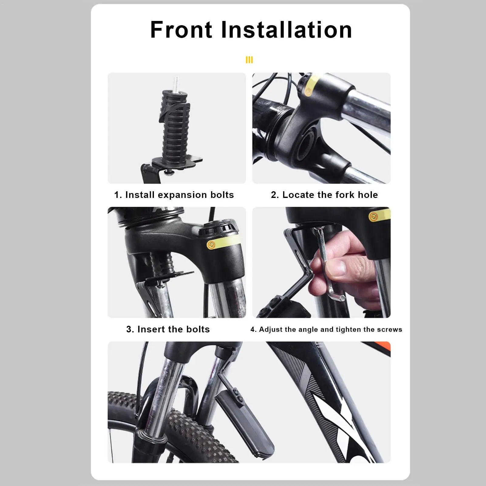 Quick Release Extendable Bicycle Mudguard Front Rear Bike Fenders For Mountain Road Bike Urban Commuting Travel Peaceful Pleasures Health and Wellness