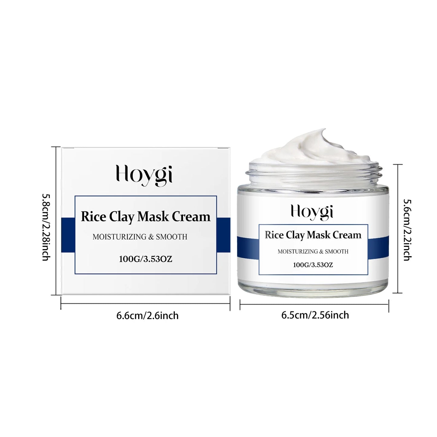 Rice Clay Face Mask – Brightening, Pore Cleansing & Hydrating
