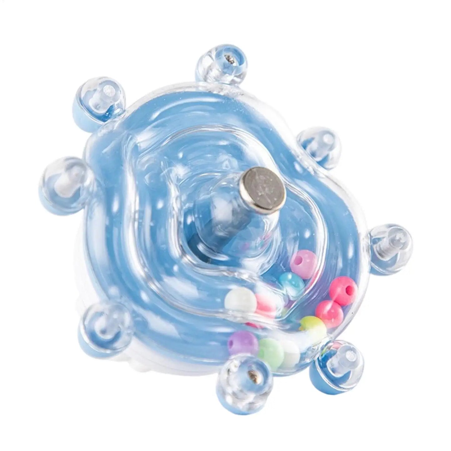 Interactive Rotating Treat Dispenser Bird Toy for Parrots