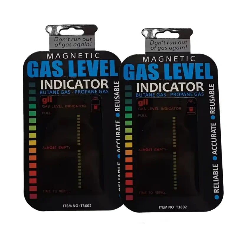 Magnetic Gas Cylinder Tool Gas Tank Level Indicator Propane Butane LPG Fuel Gauge Caravan Bottle Temperature Measuring Stick Peaceful Pleasures Health and Wellness 2PCS Set