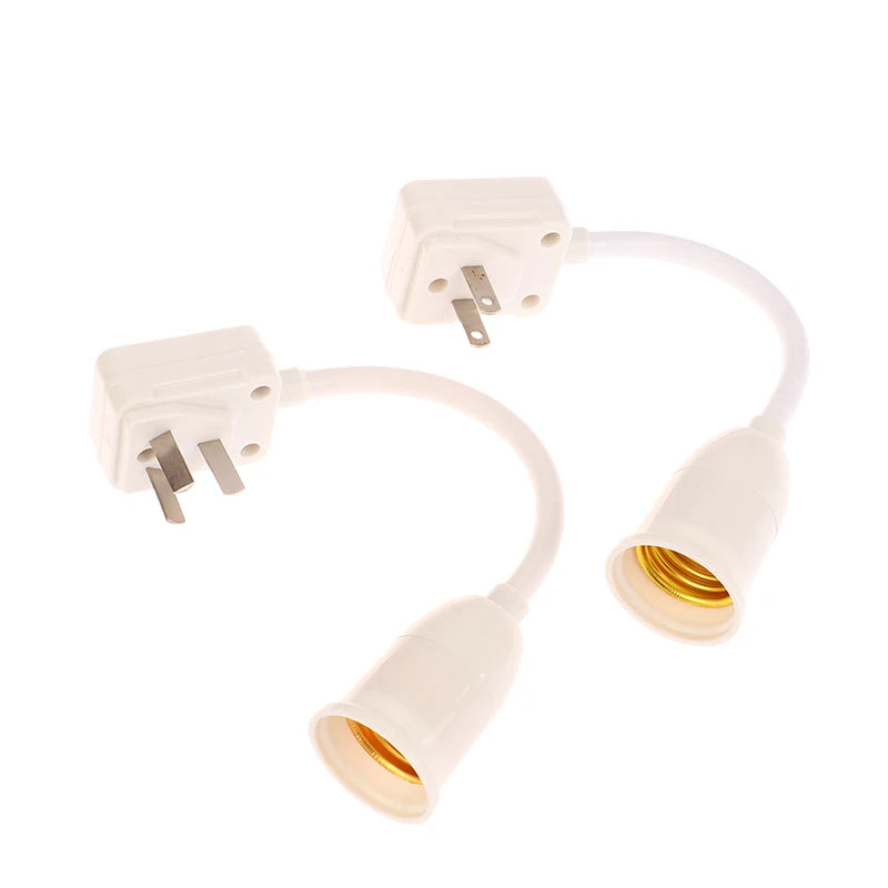 High Quality Household E27 Lamp Base Flexible Bend Wall Light Socket Adapter Plug Switch Lamp Bulb Extension Holder Peaceful Pleasures Health and Wellness