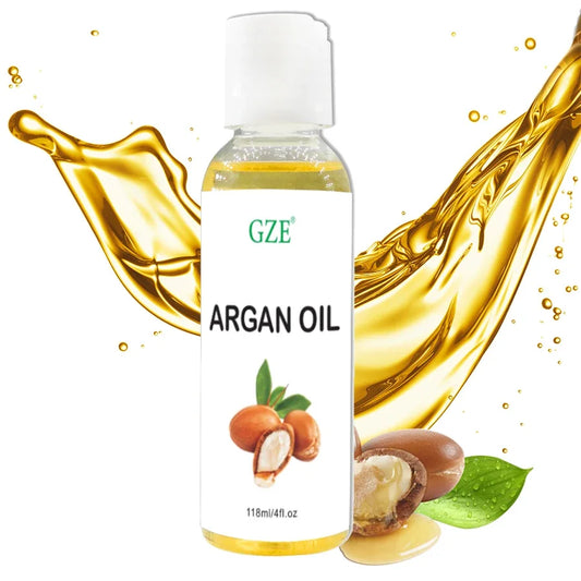 GZE Organic Moroccan Argan Oil | Cold Pressed Virgin Moisturizer Argan Face & Body Oil Oasis Select