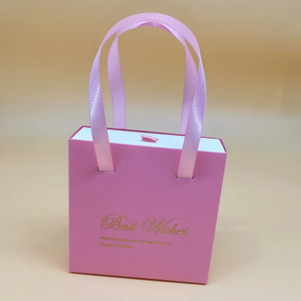 Portable Jewelry Gift Box – Ring, Earring & Necklace Case