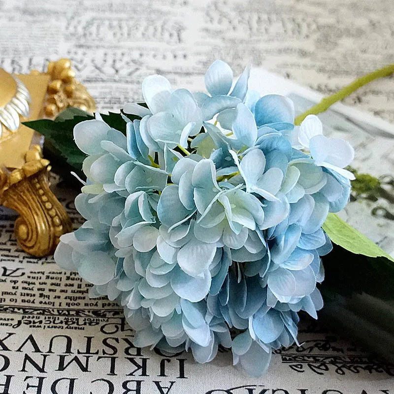 Silk Hydrangea Artificial Flowers | Wedding Bridal Bouquet Decor
