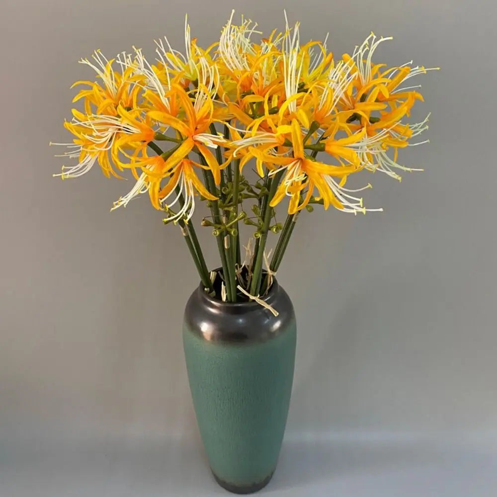 Silk Higanbana Artificial Flower 60cm | Red Spider Lily Decor