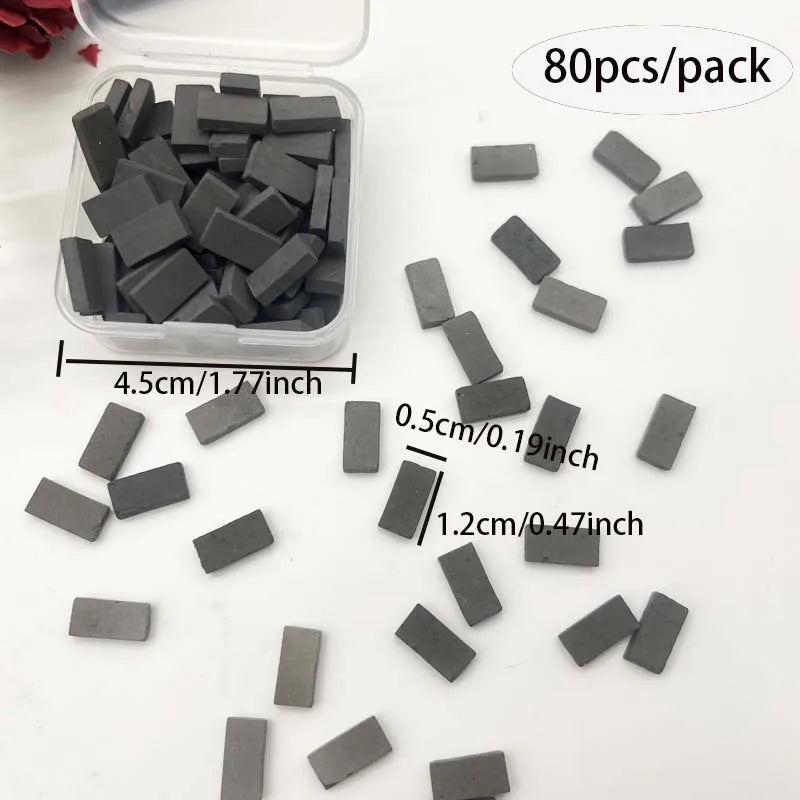 80pc 1:35 Miniature Brick Set – Model & Garden Diorama