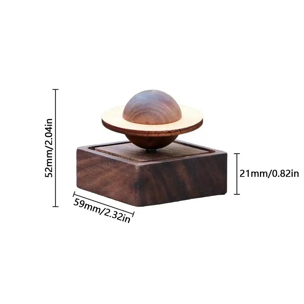 Planet Wood Essential Oil Diffuser – Walnut & Beech Decor Gift