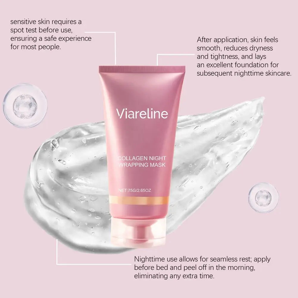 Collagen Peel Off Night Mask – Deep Hydration & Pore Cleansing