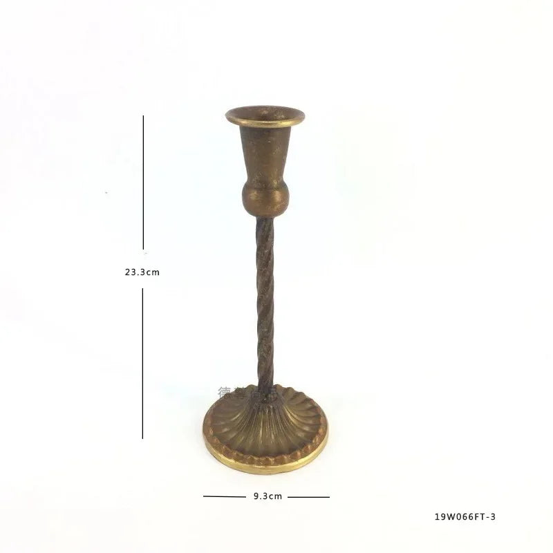 Iron Metal Candlestick Holder | Wedding & Home Décor