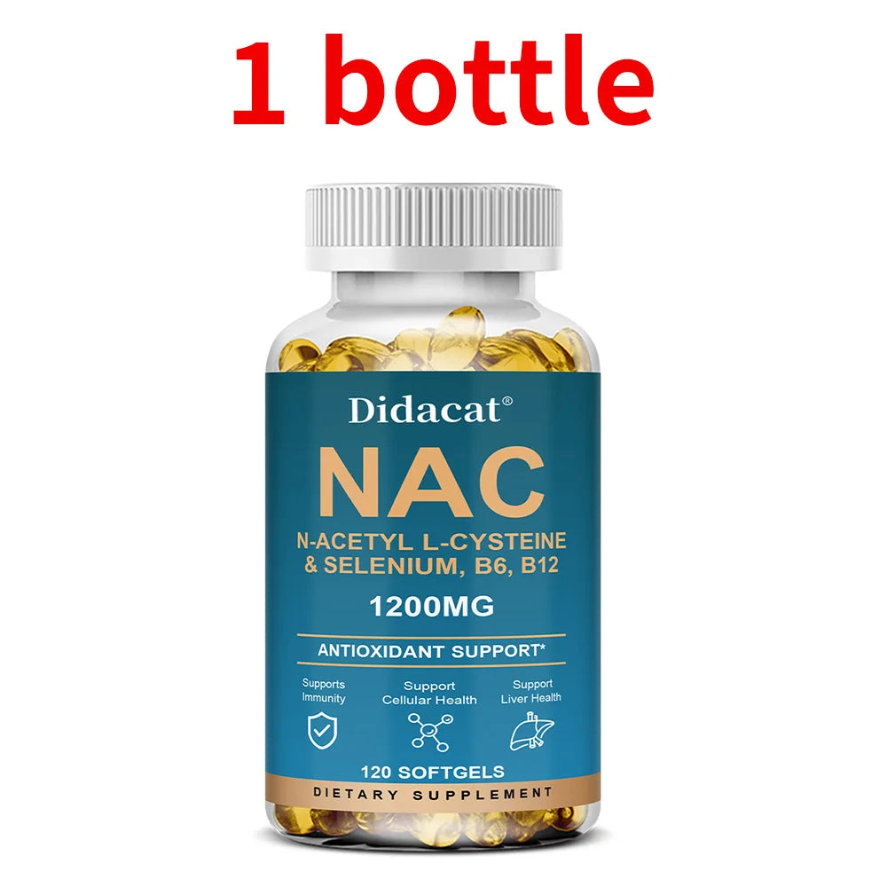 NAC Capsules 120ct | Antioxidant, Detox & Lung Support