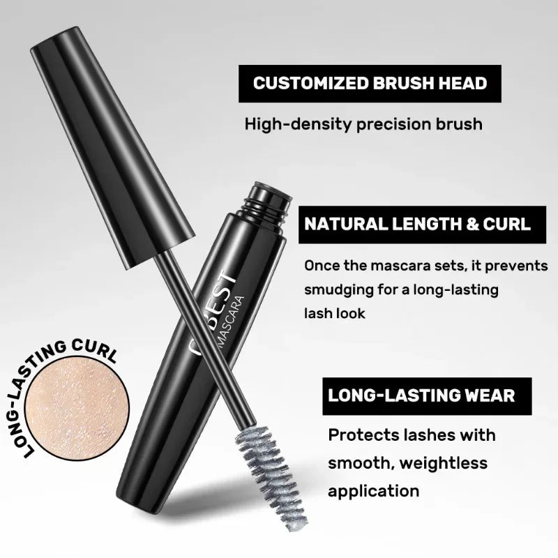 Snowflake Glitter Shimmer Mascara – Waterproof & Volumizing