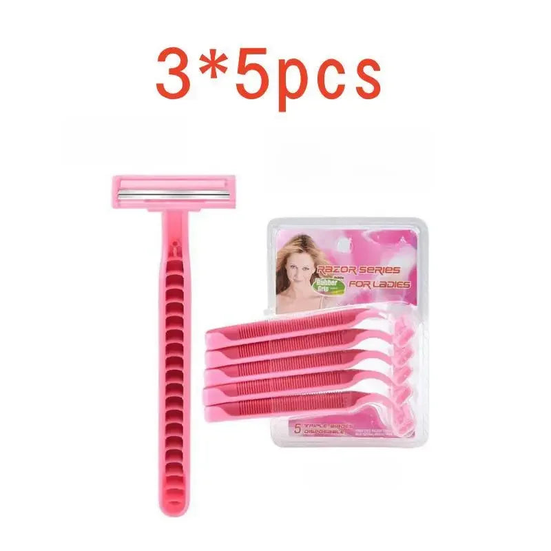 3-Layer Reusable Razor + 18 Heads | Men & Women Shaver