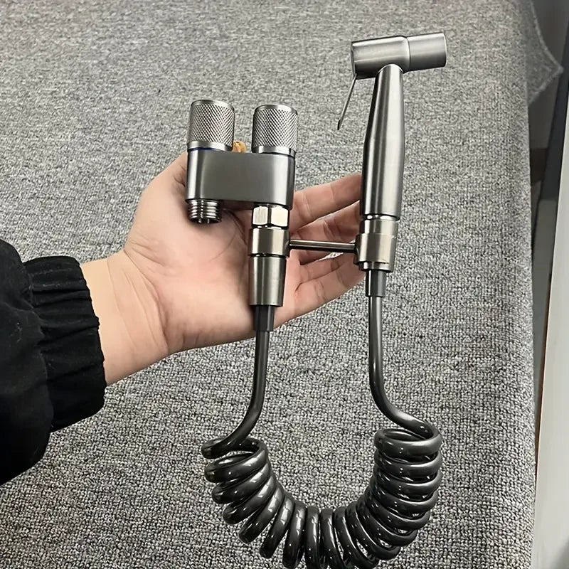 Wall Mounted Dual Outlet Mop Faucet | Ceramic Valve