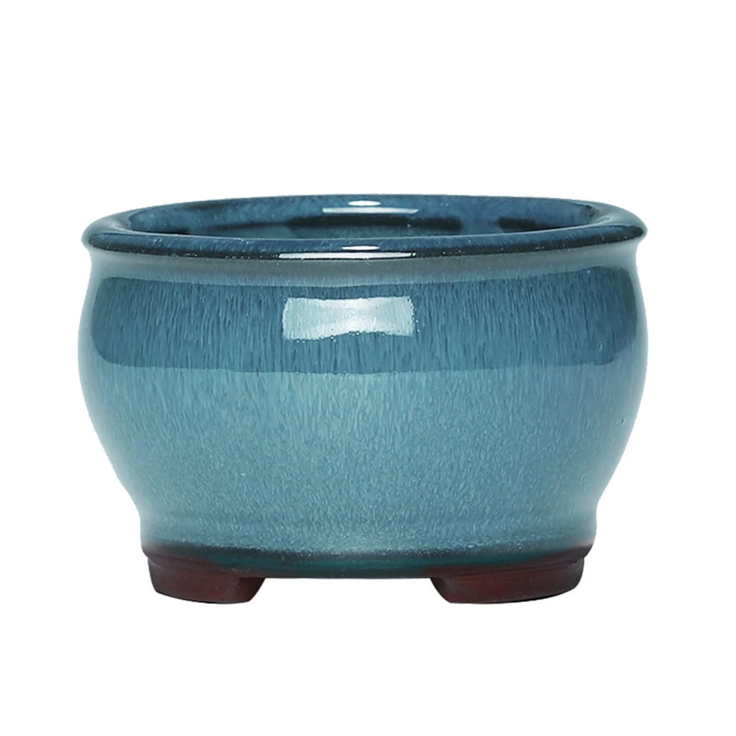 Ceramic Garden Planter Pots Ceramic Plant Pots with Drainage Holes for Indoor Flowers Cactus Herbs Aloes Peaceful Pleasures Health and Wellness B