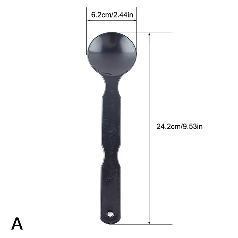 1PCS Eye Occluder Professional Frosted Transparent/Black Handheld Optometry Tool Eye Occluder Block Plate For Vision Test Peaceful Pleasures Health and Wellness A Black