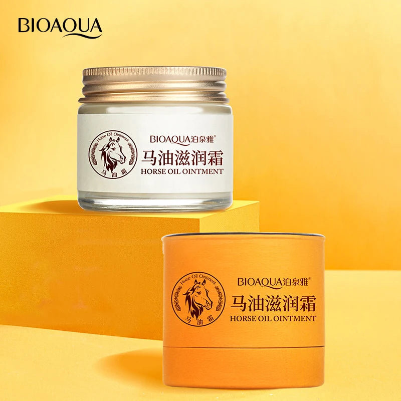 BIOAQUA Horse Oil Face Cream Anti-Wrinkle Moisturizer 70g