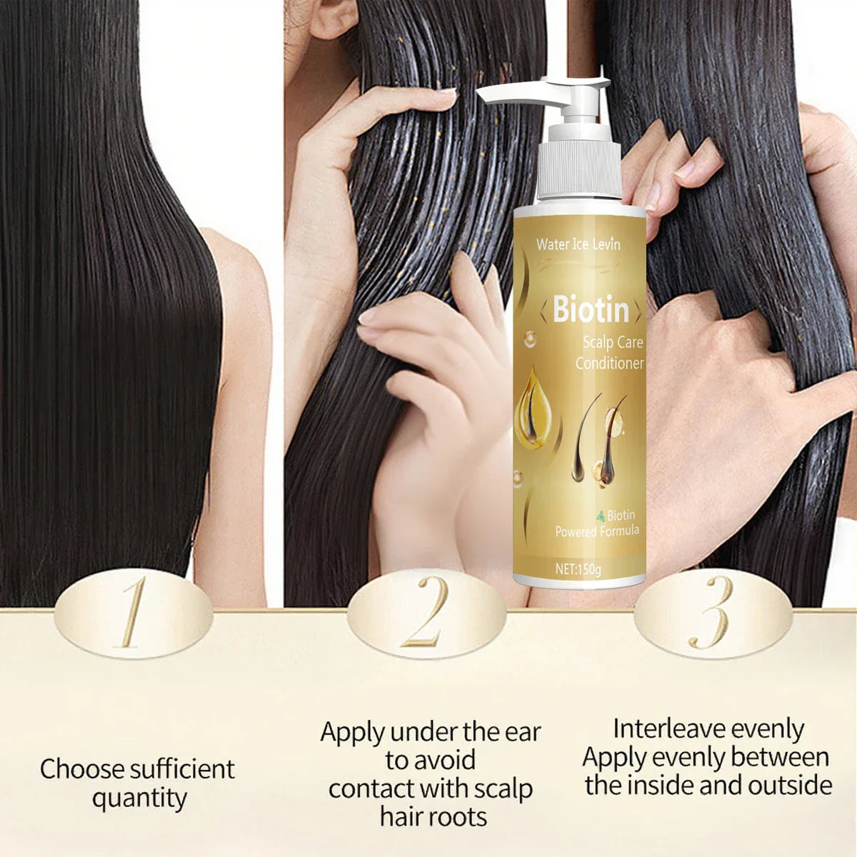Biotin Conditioner with Collagen & Grape Seed Oil – 150g