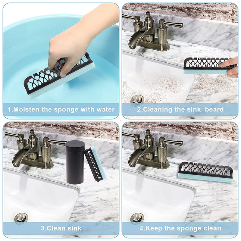 Beard Hair Catcher & Sink Cleaning Tool for Men Beard Sink Cleaner Peaceful Pleasures Health and Wellness
