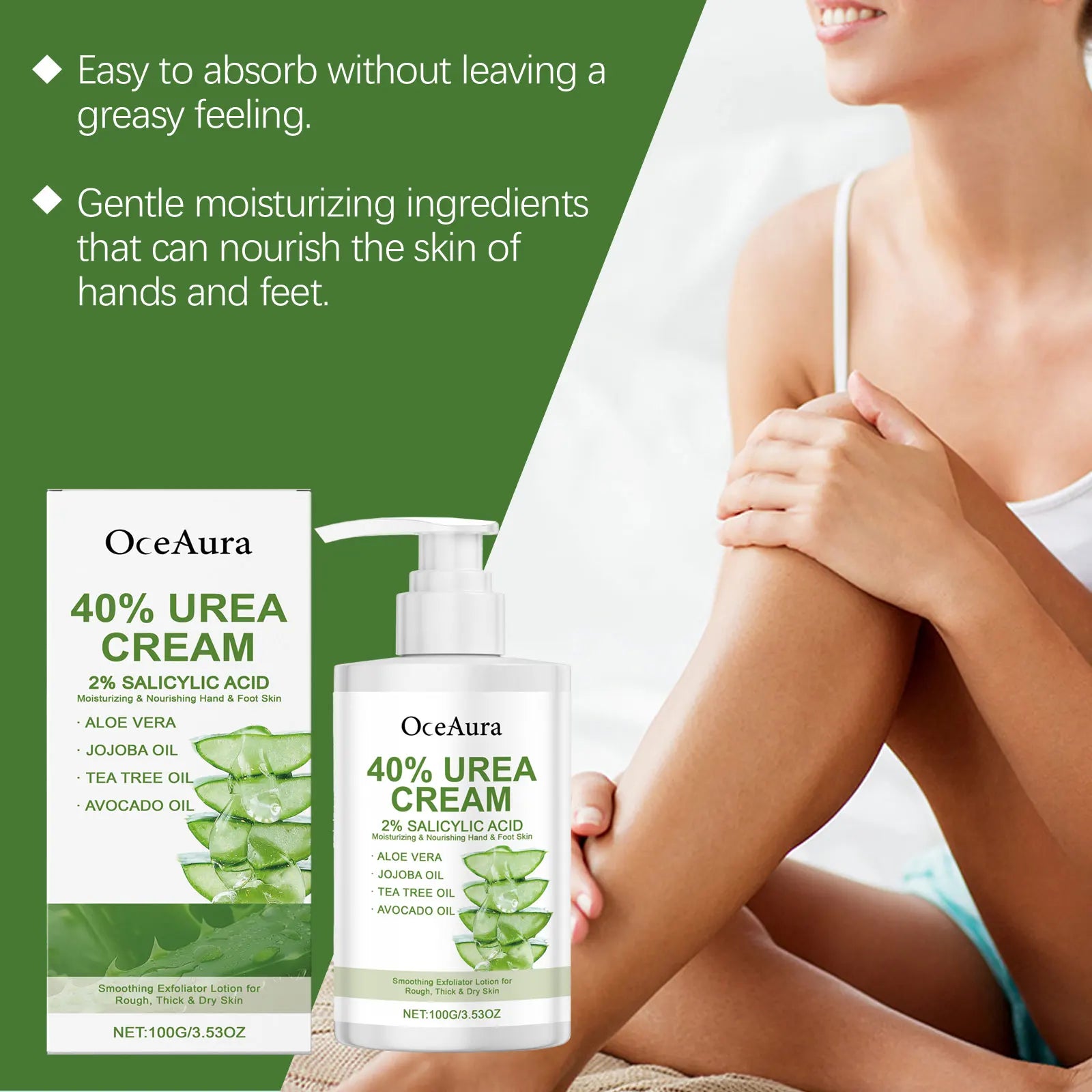 Ouhoe Body Moisturizing Cream – Urea, Glycerin & Mineral Oil Body Moisturizing Cream Peaceful Pleasures Health and Wellness