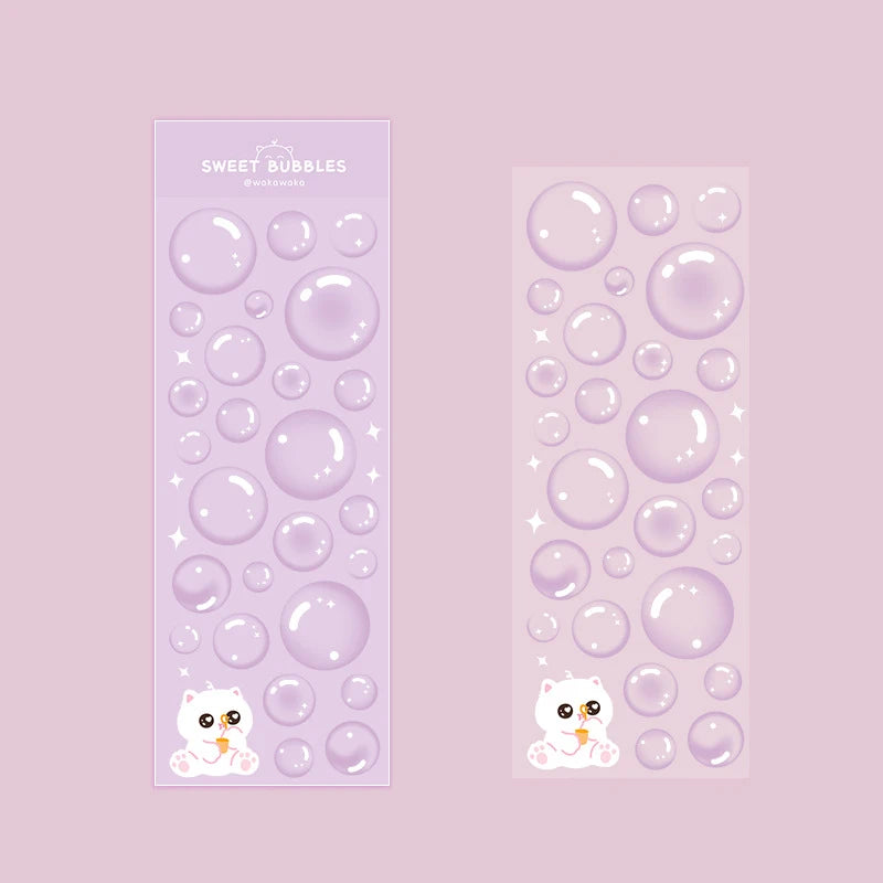 Korean Stickers Wholesale Transparent Bubble Ins Cute Hand Account