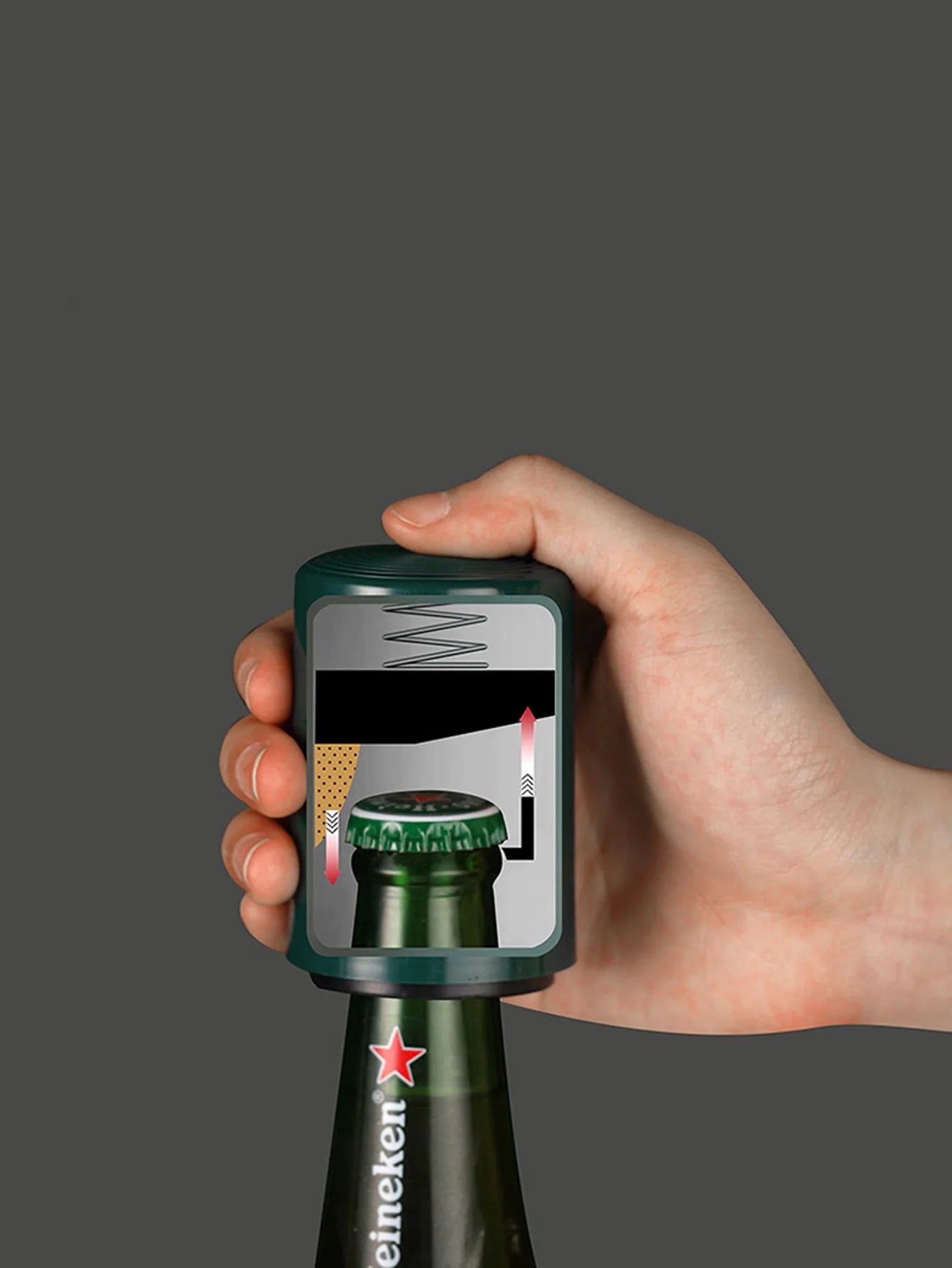 1Pcs Automatic Beer Bottle Opener Stainless Steel Press Lid Beer Corkscrew Tools Portable Bar Gadgets Wine Cap Opener Kitchen Peaceful Pleasures Health and Wellness