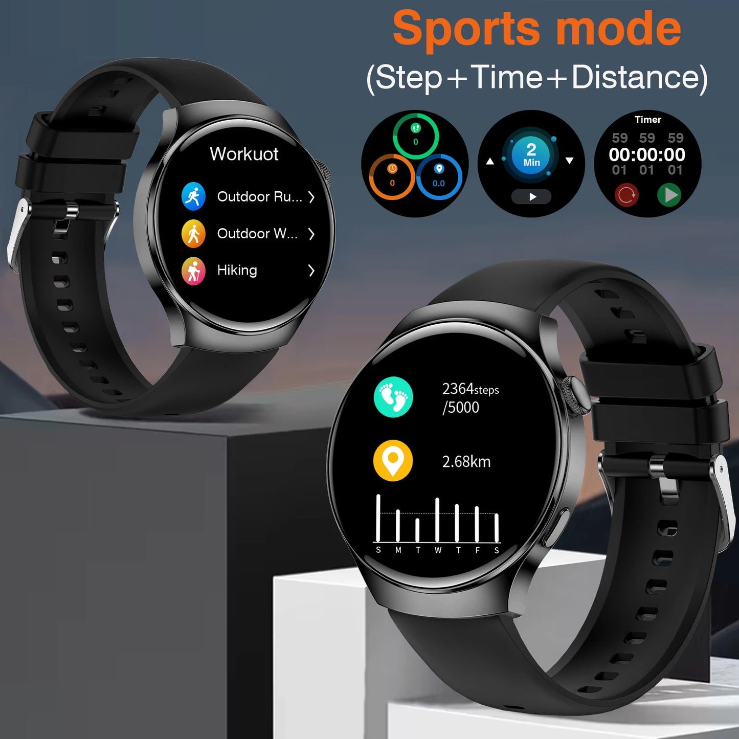 HD Touchscreen Smartwatch | Wireless Calling & Sport Modes