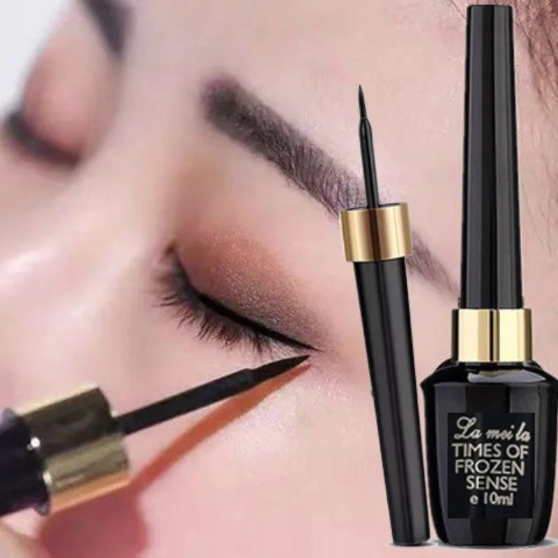 Waterproof Black Liquid Eyeliner Pen – Ultra-Fine, Long-Lasting