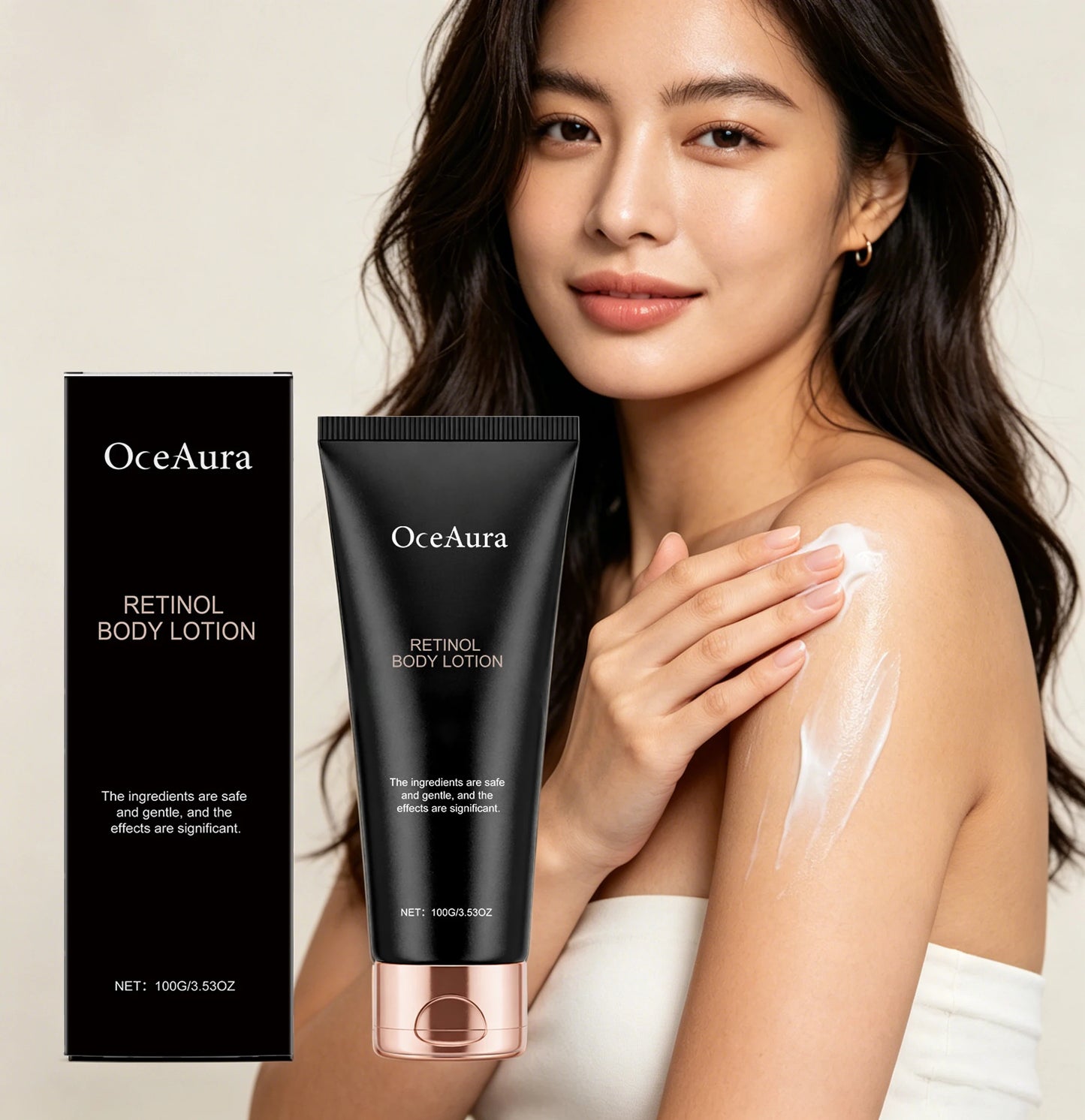 OceAura Retinol Body Cream – Firming, Moisturizing 100g