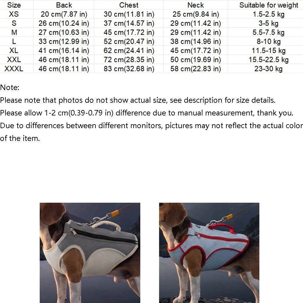 Breathable Dog Cooling Vest | UV Protection Jacket XS–3XL