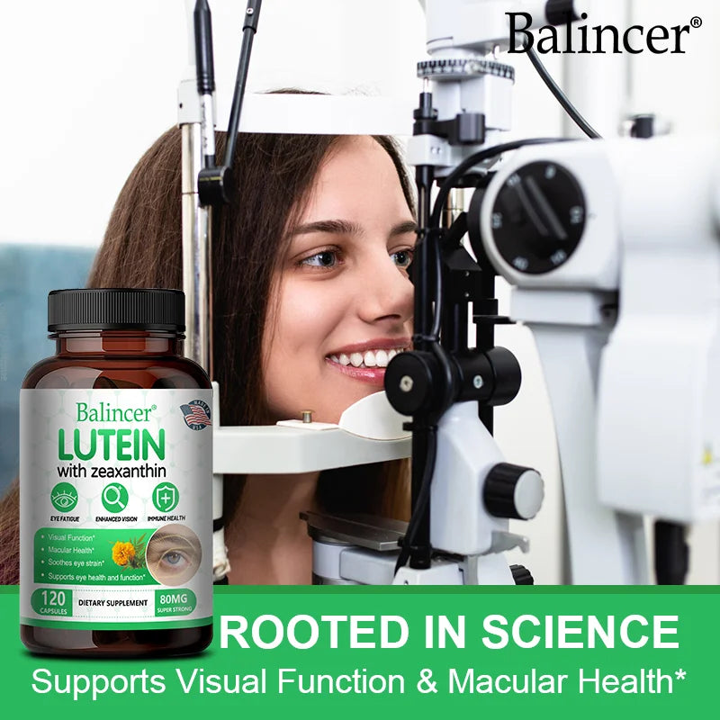 Lutein 40mg + Zeaxanthin Capsules - Eye Health & Blue Light Protection, Antioxidant, Supports Macula & Retina Health Peaceful Pleasures Health and Wellness