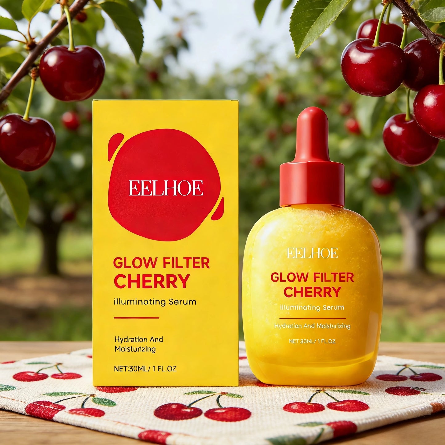 EELHOE Cherry Vitamin C Face Serum – Glow & Hydration 30ml